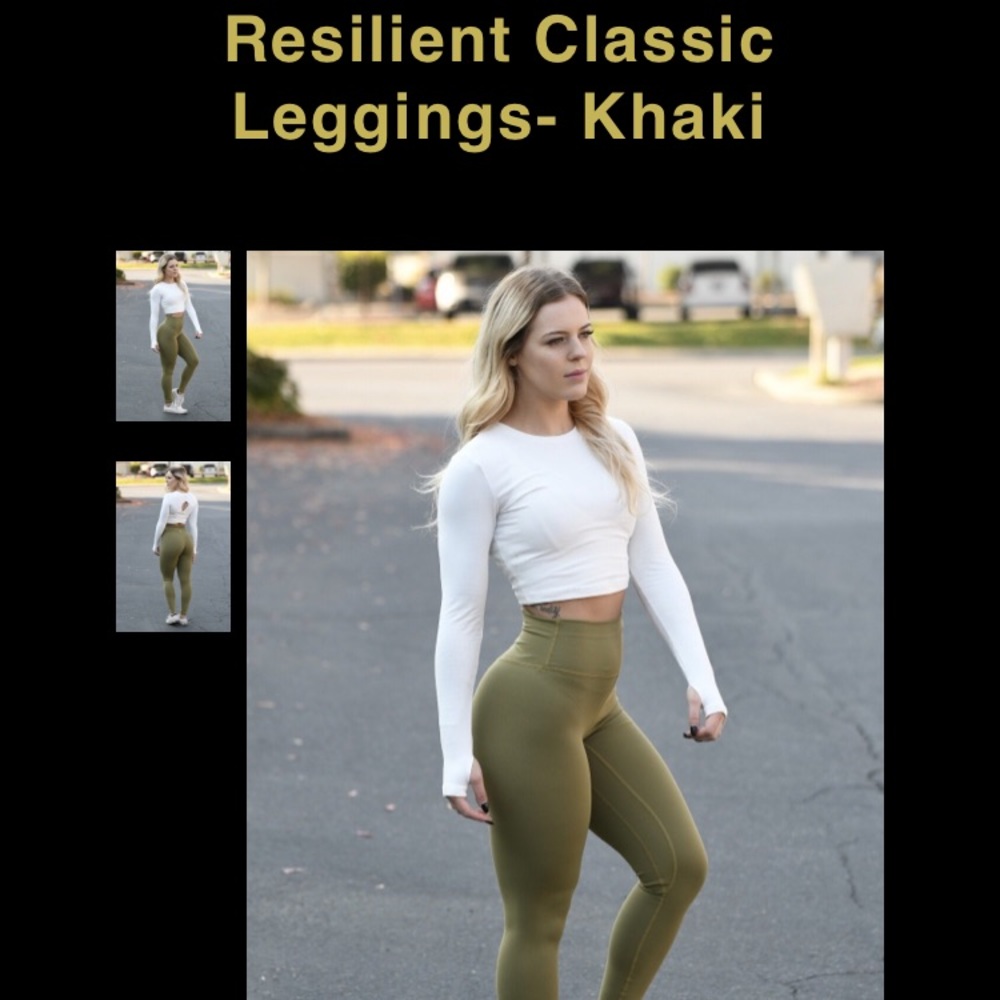 Brand new til you collapse green classic leggings
